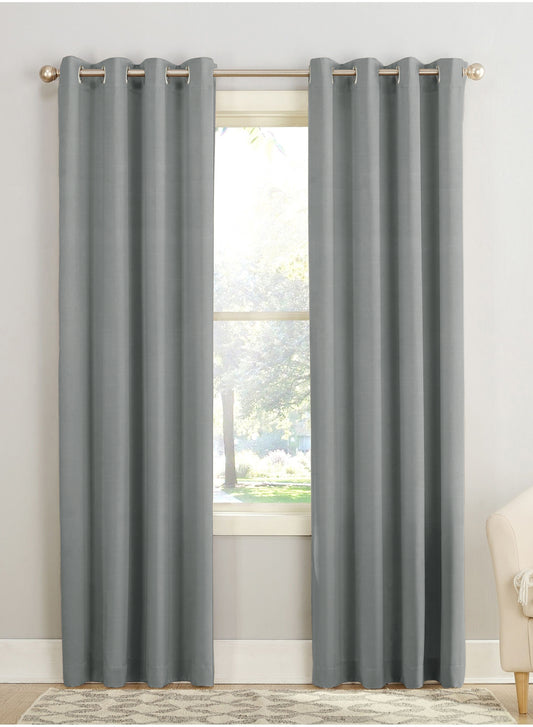 Casper Plain Room Darkening Curtains | Sage Green | Set of 2