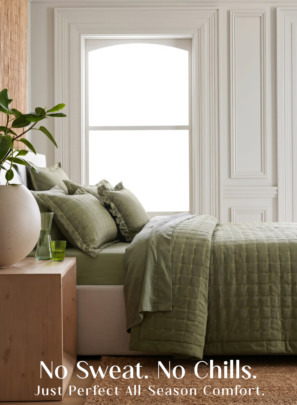 CloudTouch™ 8-Piece  Bedding Set | Olive Grove