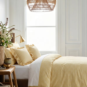 Crayonic™ 5-Piece AC Comforter Set | Signature Designer Comforter Set | Sunlit Gingham