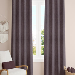 Arezzo Plain Blackout Curtains | Soft Heavy Fabric & Total Light Block | Dark Wine | Set of 2 | Fully Customizable