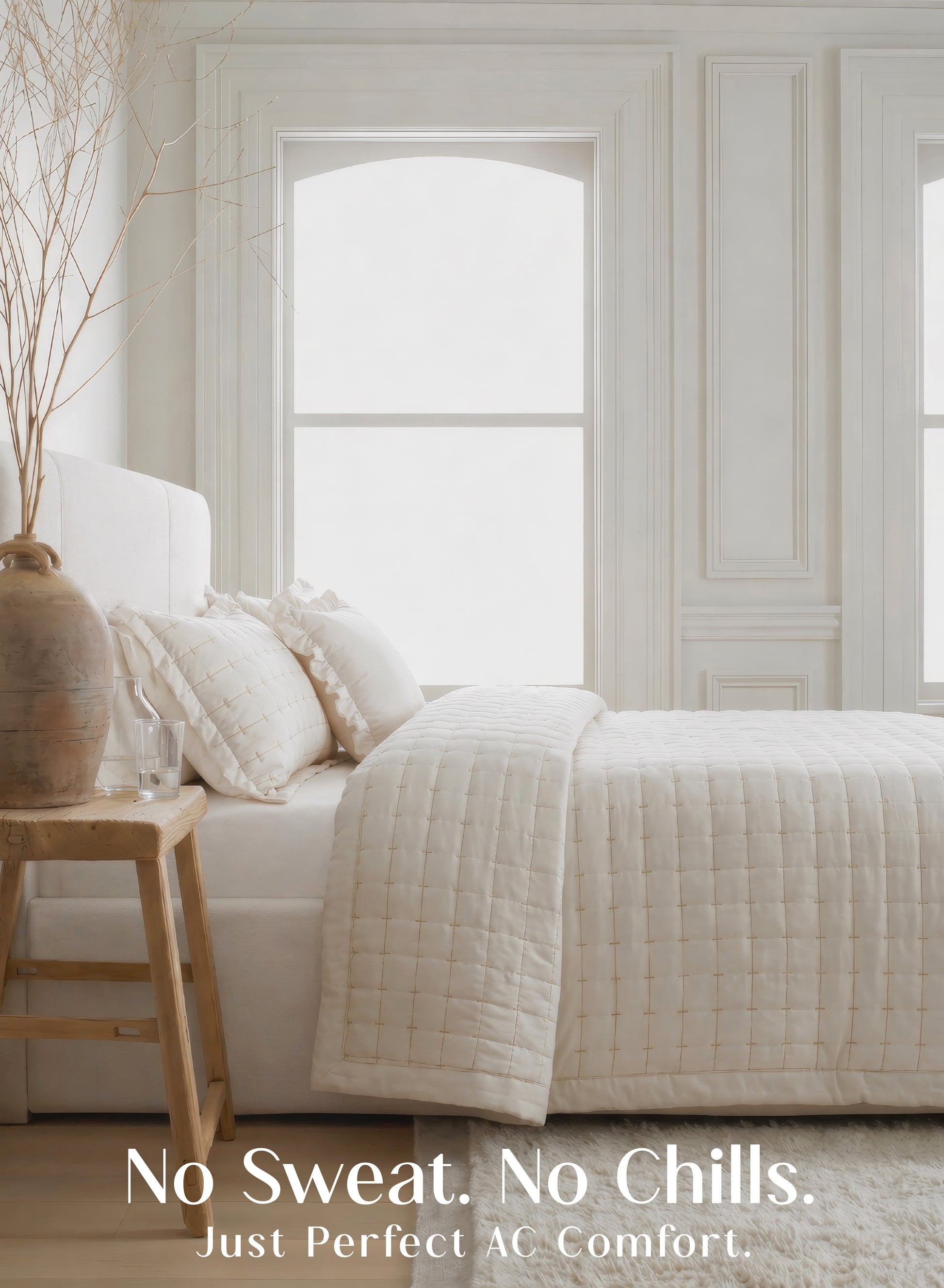 Home Crayons CloudTouch™ 5-Piece AC Comforter Set | 33% Oversized | Includes 2 Pillow & 2 Cushion Covers | Morning Glory