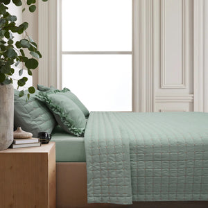 Home Crayons CloudTouch™ Comforter Set | All-Season | 33% Oversized | Includes 2 Pillow Covers & 2 Cushion Covers | Matcha Milk