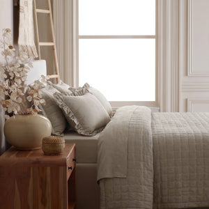 Home Crayons CloudTouch™ 5-Piece AC Comforter Set | 33% Oversized | Includes 2 Pillow & 2 Cushion Covers | Latte Crème