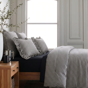 Crayonic™ 5-Piece AC Comforter Set | Signature Designer Comforter Set | Midnight Gingham