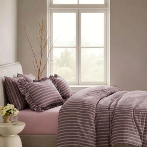 Crayonic™ 5-Piece AC Comforter Set | Signature Designer Comforter Set | Merlot