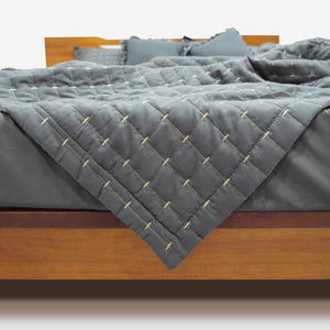 Home Crayons CloudTouch™ Comforter Set | All-Season | 33% Oversized | Includes 2 Pillow Covers & 2 Cushion Covers | Pebble Gray