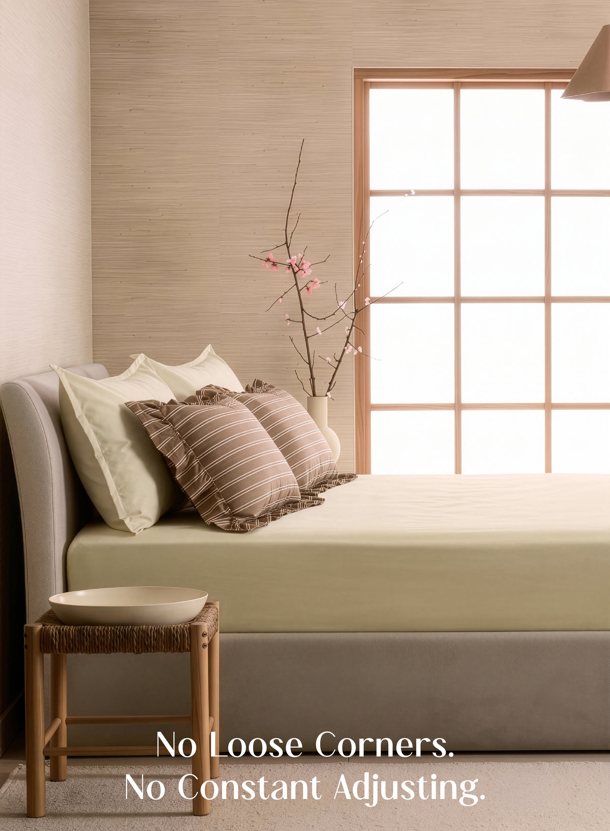 LuxeFit™ Fitted Bedsheet Set | Buttercream