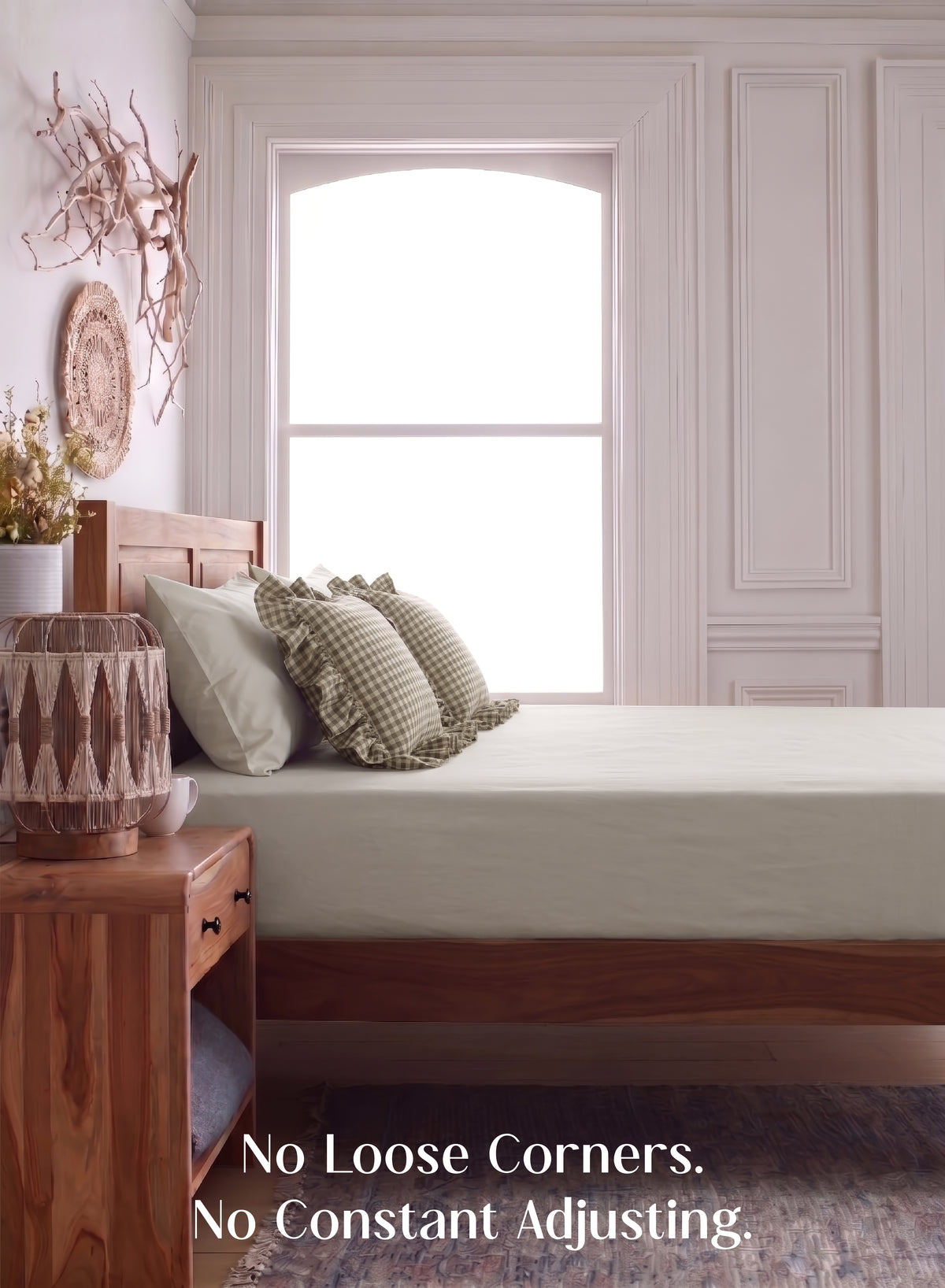 LuxeFit™ Fitted Bedsheet Set | Sandstone