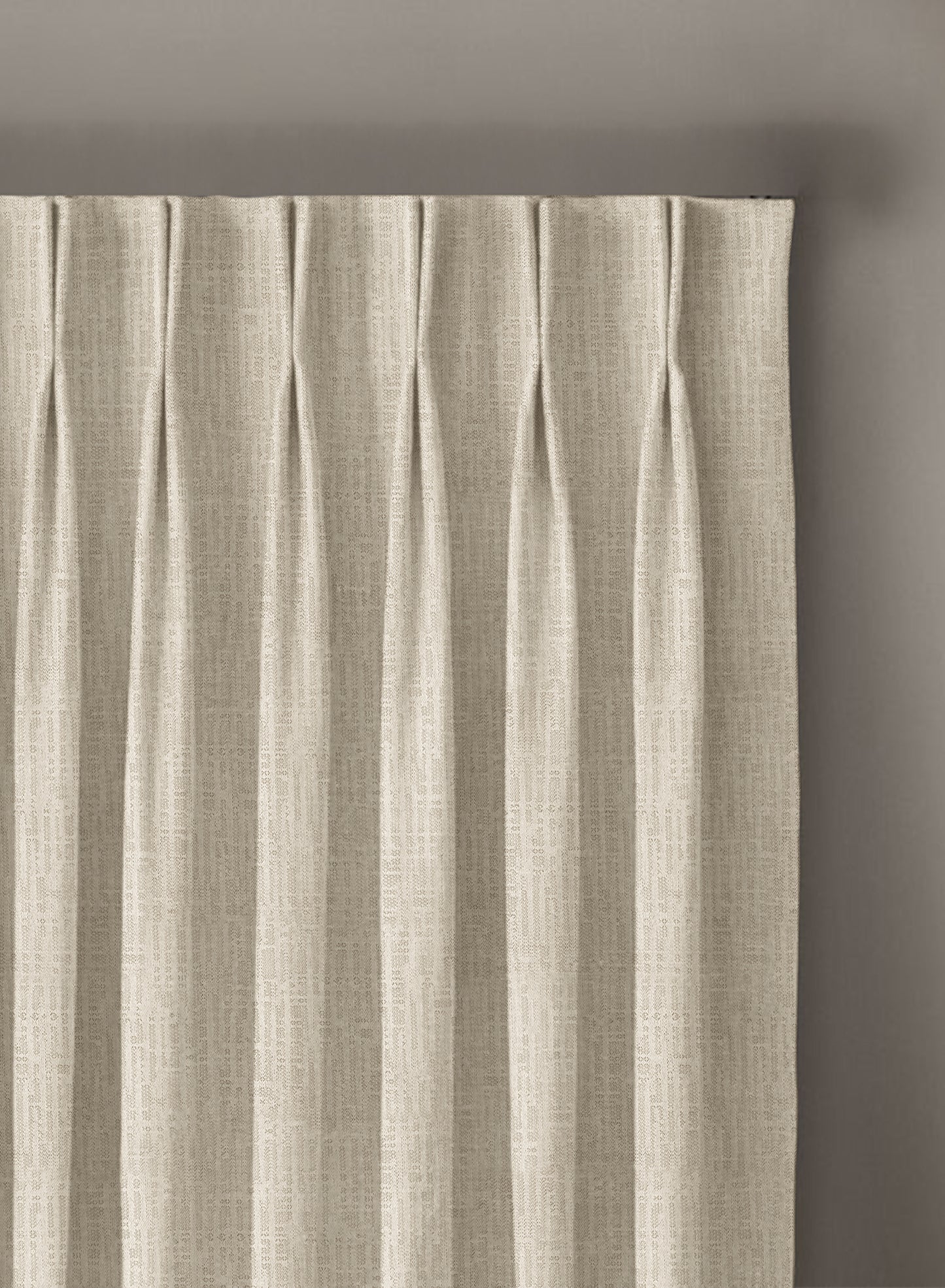 Elora Textured Room Darkening Curtains | Off White | Set of 2