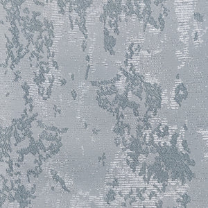 Bern Jacquard Blackout Curtains | Artistic Abstract Pattern & Total Light Block | Arctic Blue | Set of 2 | Fully Customizable