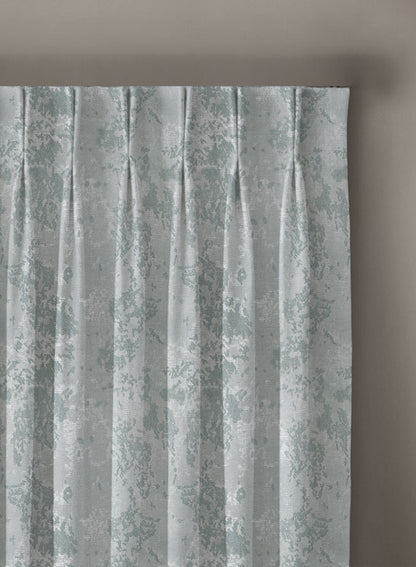 Bern Jacquard Room Darkening Curtains | Sea Green | Set of 2 (Pattern 3)