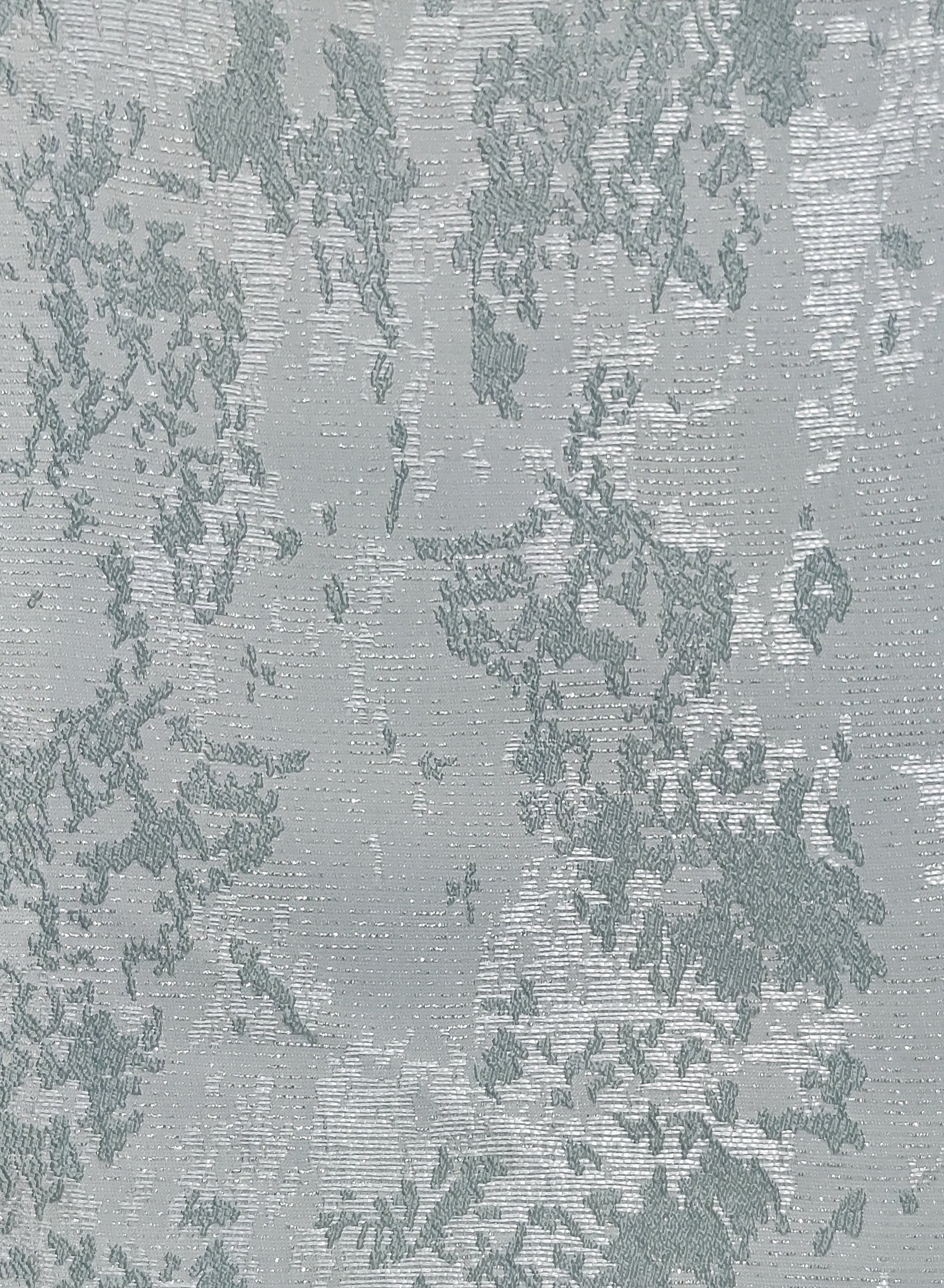 Bern Jacquard Room Darkening Curtains | Artistic Abstract Pattern | Sea Green | Set of 2 | Fully Customizable