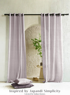 Amore Plain Sheer Curtains | Airy Elegance & Soft Light Filter | Gray | Set of 2 | Fully Customizable