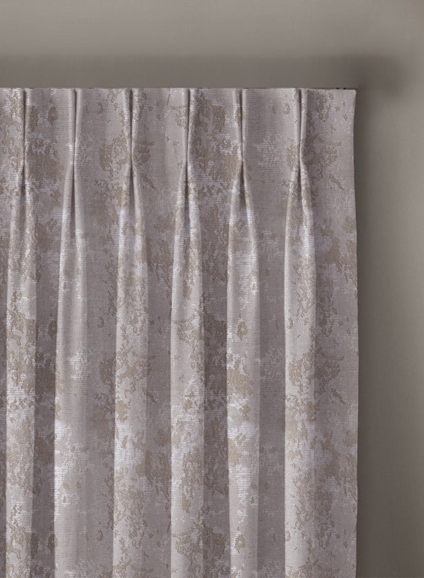 Bern Jacquard Blackout Curtains | Light Khaki | Set of 2 (Pattern 3)