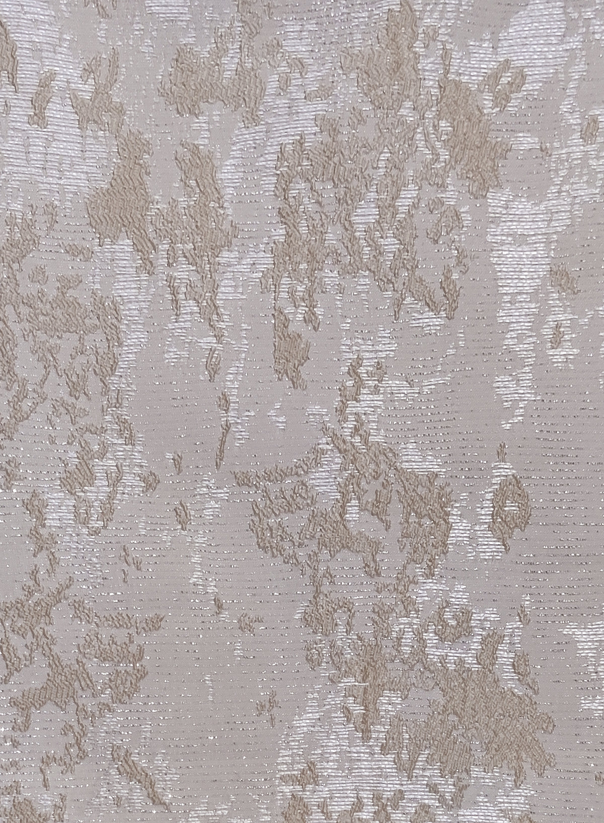Bern Jacquard Blackout Curtains | Artistic Abstract Pattern & Total Light Block | Light Khaki | Set of 2 | Fully Customizable