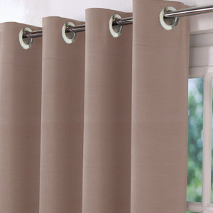 Casper Plain Blackout Curtains | Hemp | Set of 2