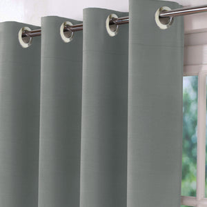 Casper Plain Room Darkening Curtains | Sage Green | Set of 2