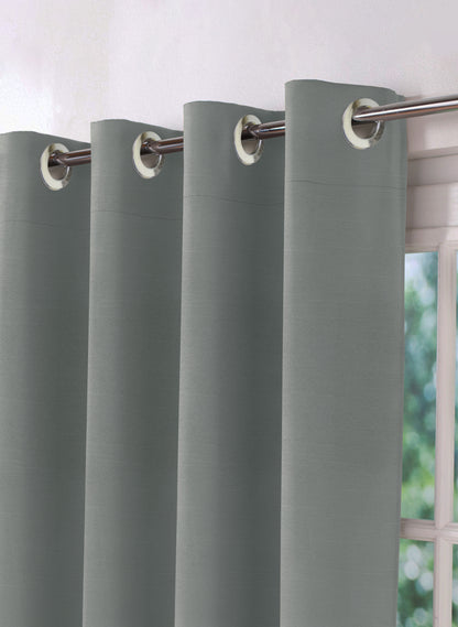 Casper Plain Room Darkening Curtains | Sage Green | Set of 2