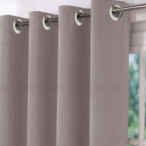 Casper Plain Room Darkening Curtains | Falcon Gray | Set of 2
