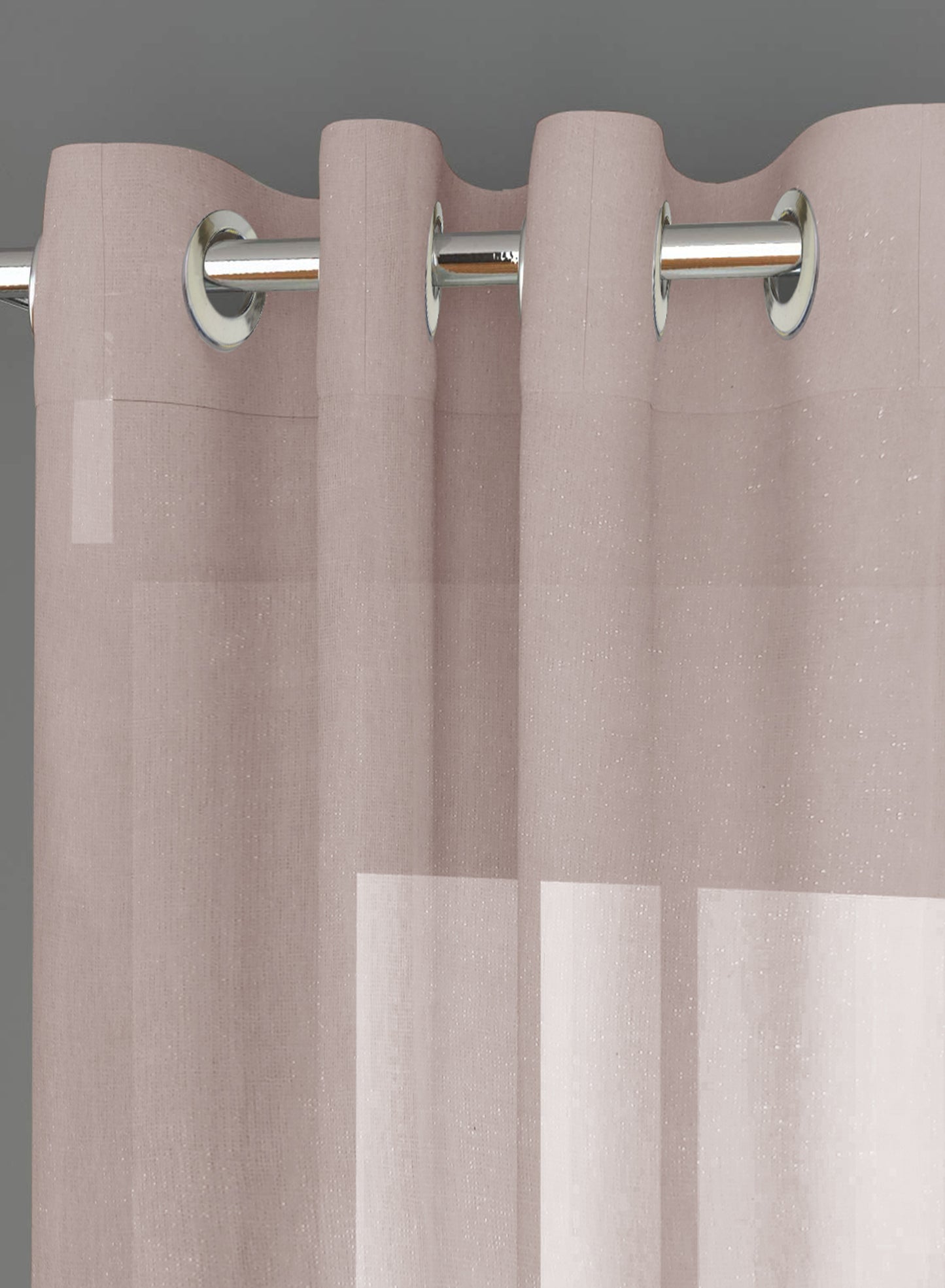 Casper Plain Sheer Curtains | Cashmere | Set of 2