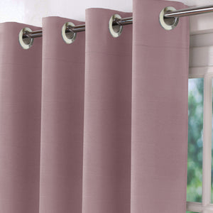 Casper Plain Blackout Curtains | Careys Pink | Set of 2