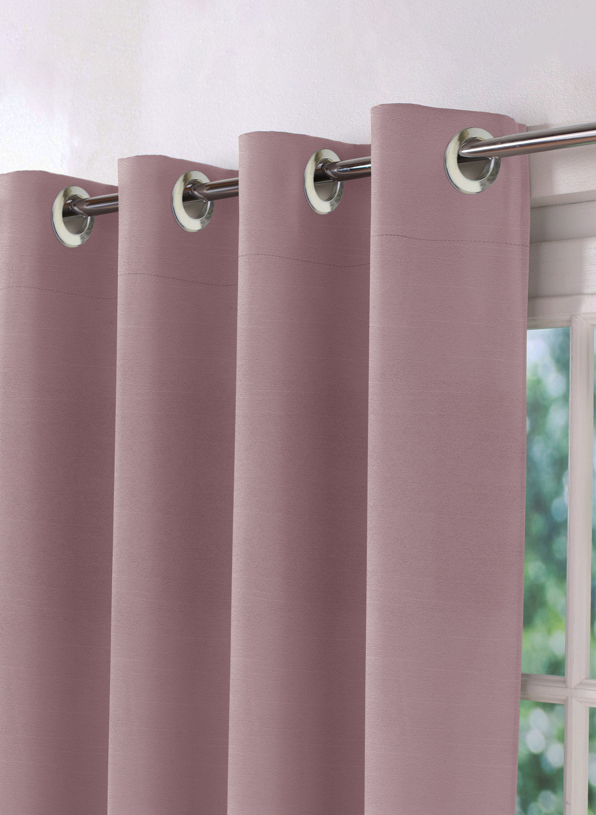 Casper Plain Blackout Curtains | Careys Pink | Set of 2