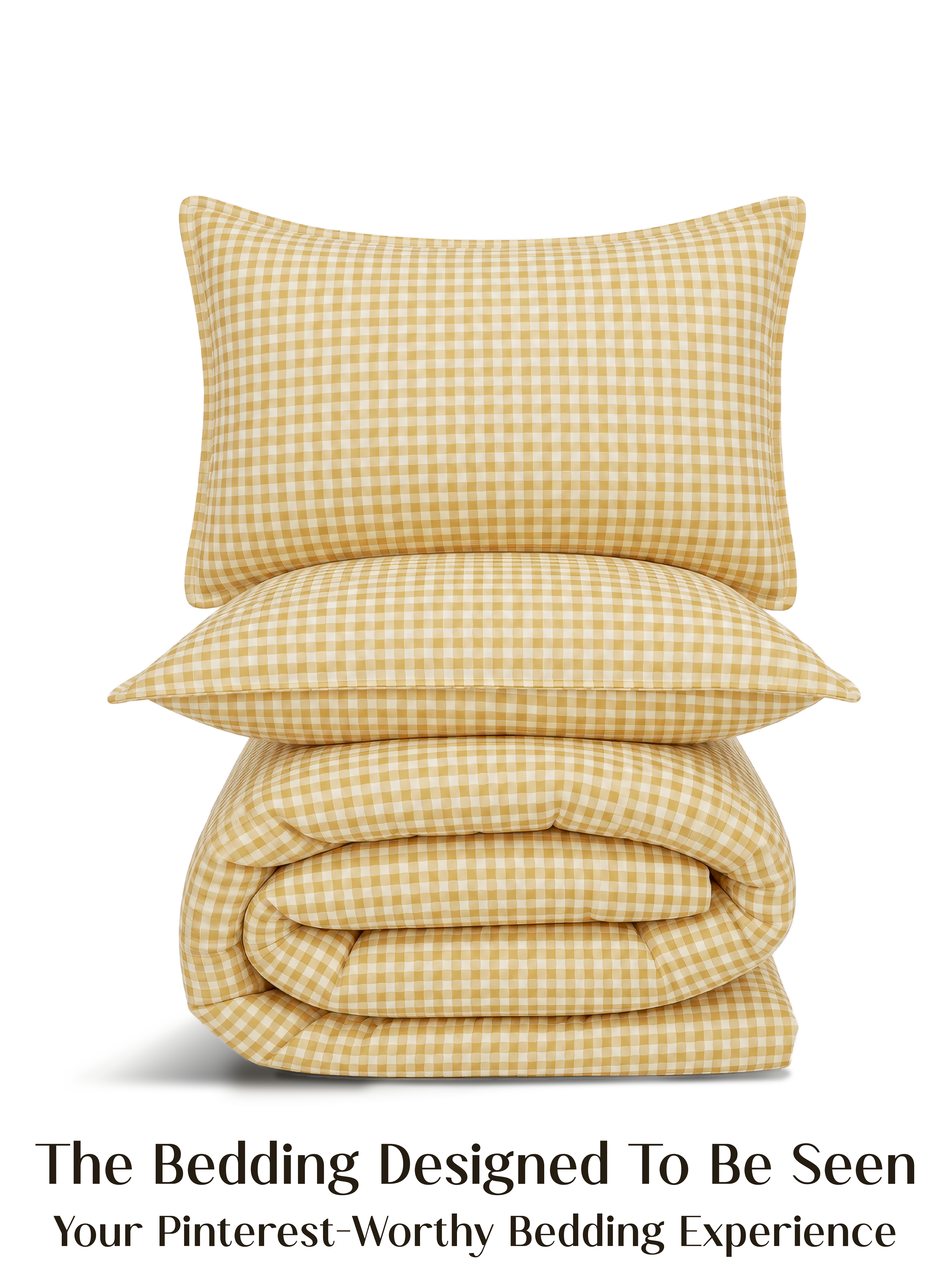 Crayonic™ 8-Piece Bedding Set | Sunlit Gingham