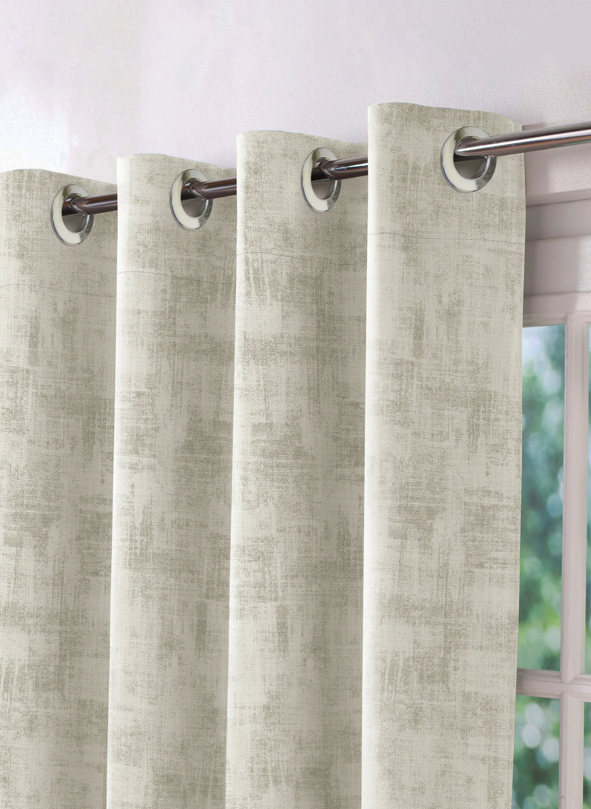 Bling Rustic Vibe Blackout Curtains | 100% Cotton | Shalimar | Set of 2