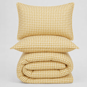 Crayonic™ 5-Piece AC Comforter Set | Signature Designer Comforter Set | Sunlit Gingham