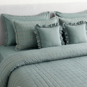 Home Crayons CloudTouch™ 8-Piece AC Bedding Set | Complete Bedroom Upgrade in One Set | Sage Green