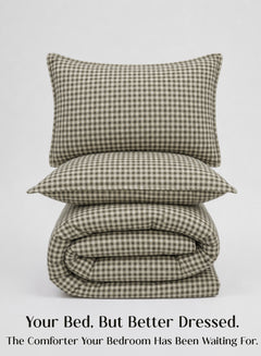 Crayonic™ 5-Piece AC Comforter Set | Signature Designer Comforter Set | Olivewood