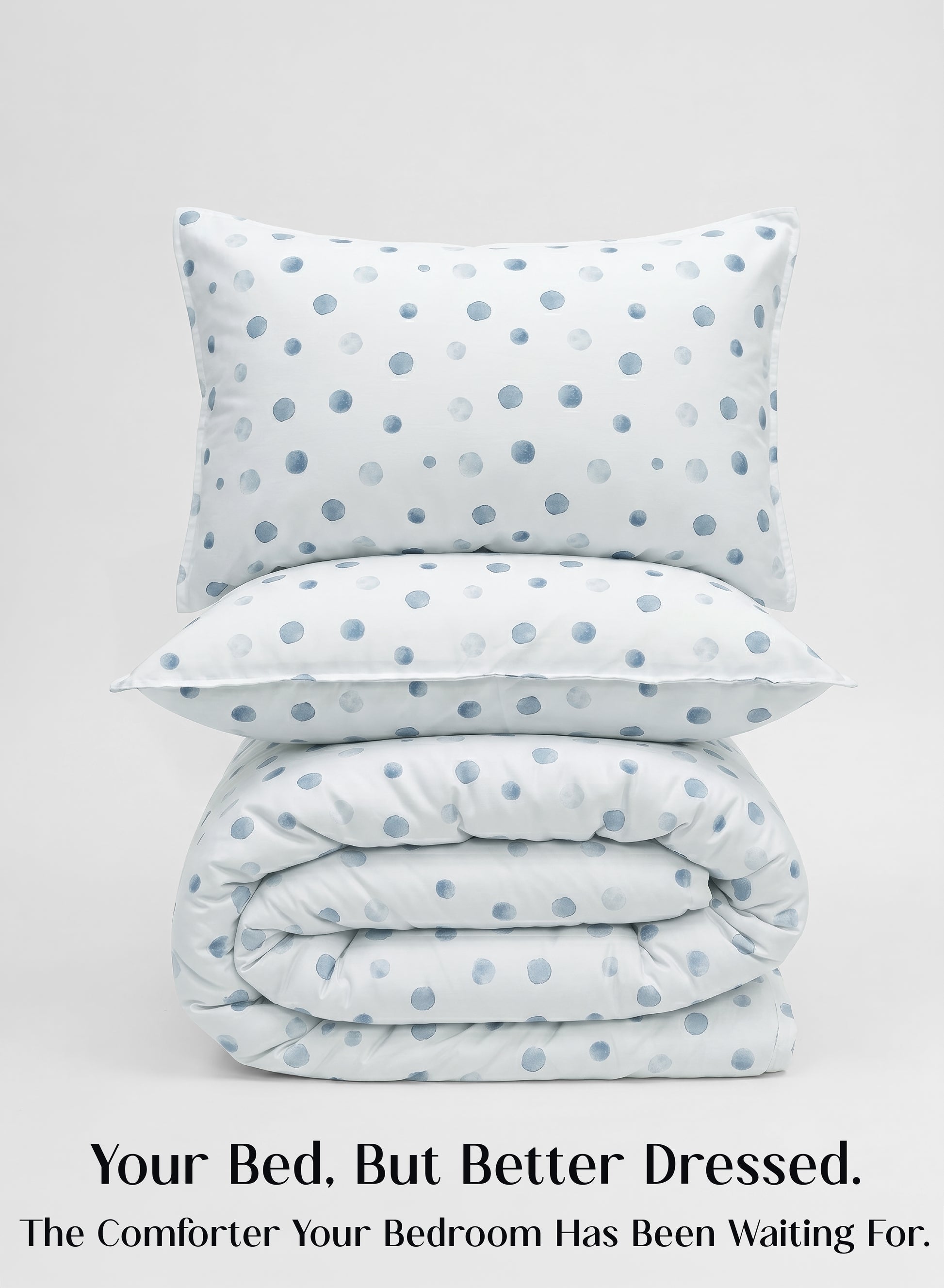 Crayonic™ 5-Piece AC Comforter Set | Signature Designer Comforter Set | Bluebell