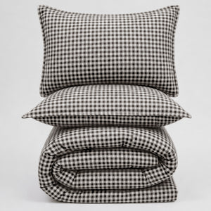 Crayonic™ 5-Piece AC Comforter Set | Signature Designer Comforter Set | Midnight Gingham