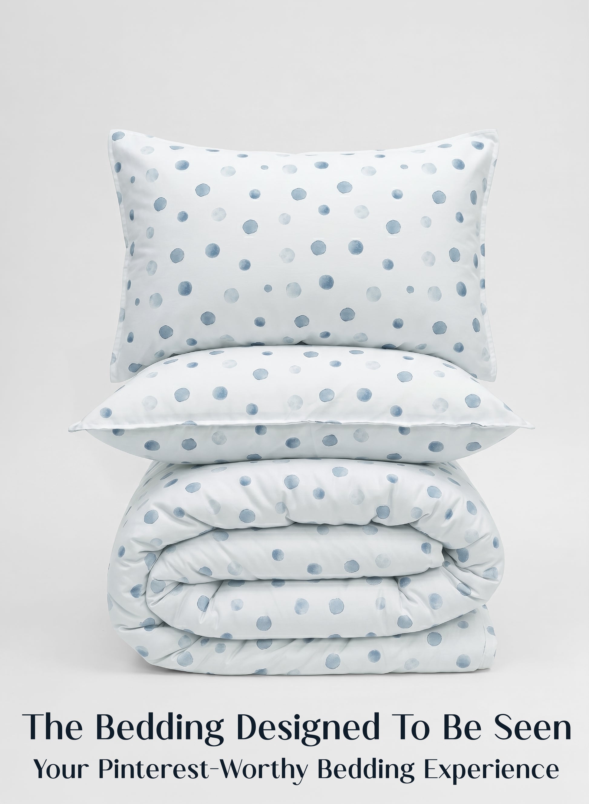 Crayonic™ 8-Piece AC Bedding Set | Signature Designer Bedding for AC Rooms | Bluebell