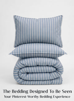 Crayonic™ 8-Piece AC Bedding Set | Signature Designer Bedding for AC Rooms | Coastal