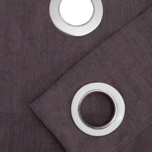 Arezzo Plain Blackout Curtains | Soft Heavy Fabric & Total Light Block | Dark Wine | Set of 2 | Fully Customizable