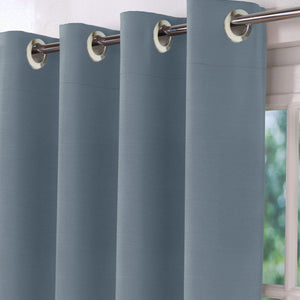 Casper Plain Blackout Curtains | Dark Aqua | Set of 2