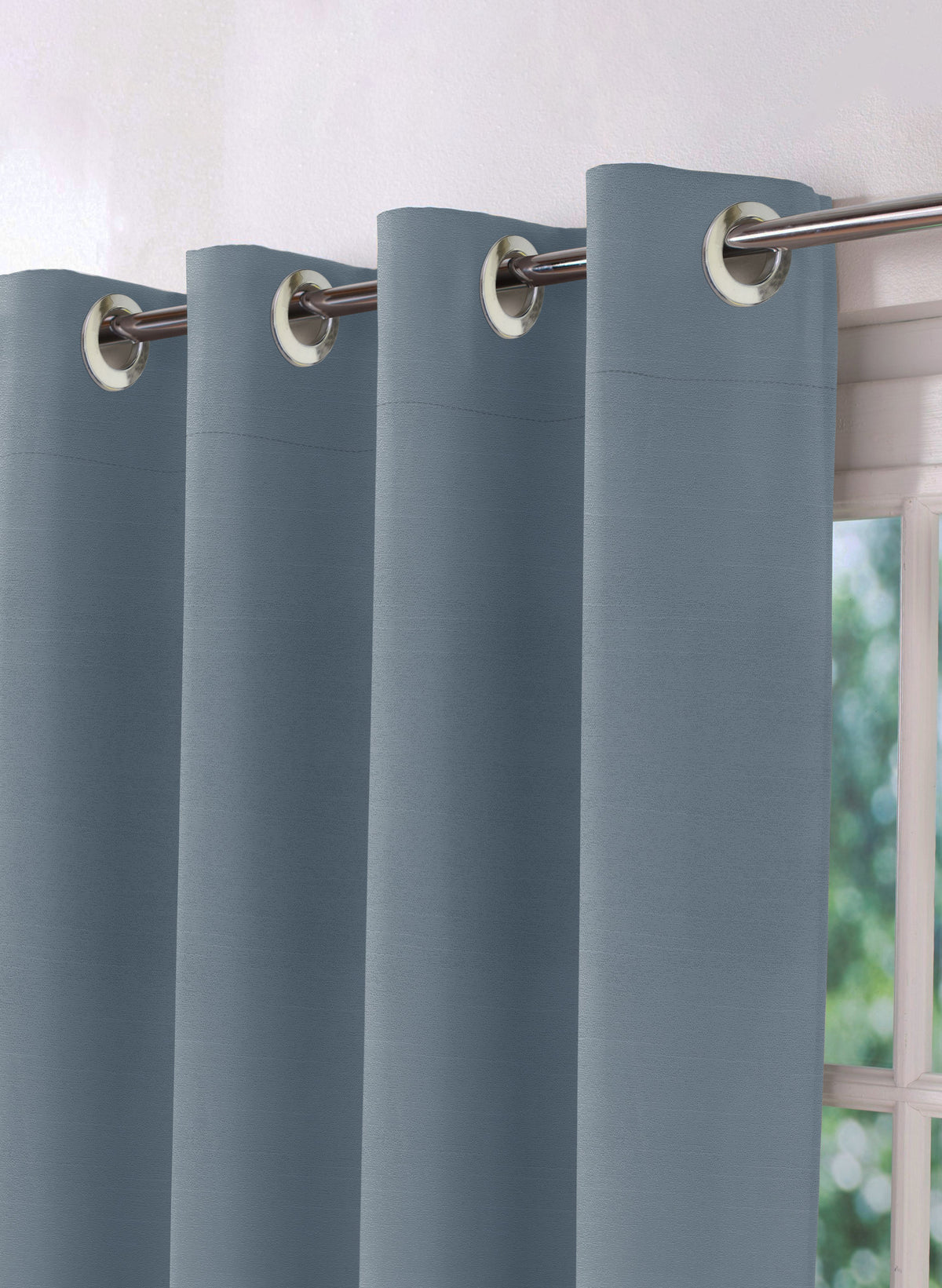 Casper Plain Blackout Curtains | Dark Aqua | Set of 2