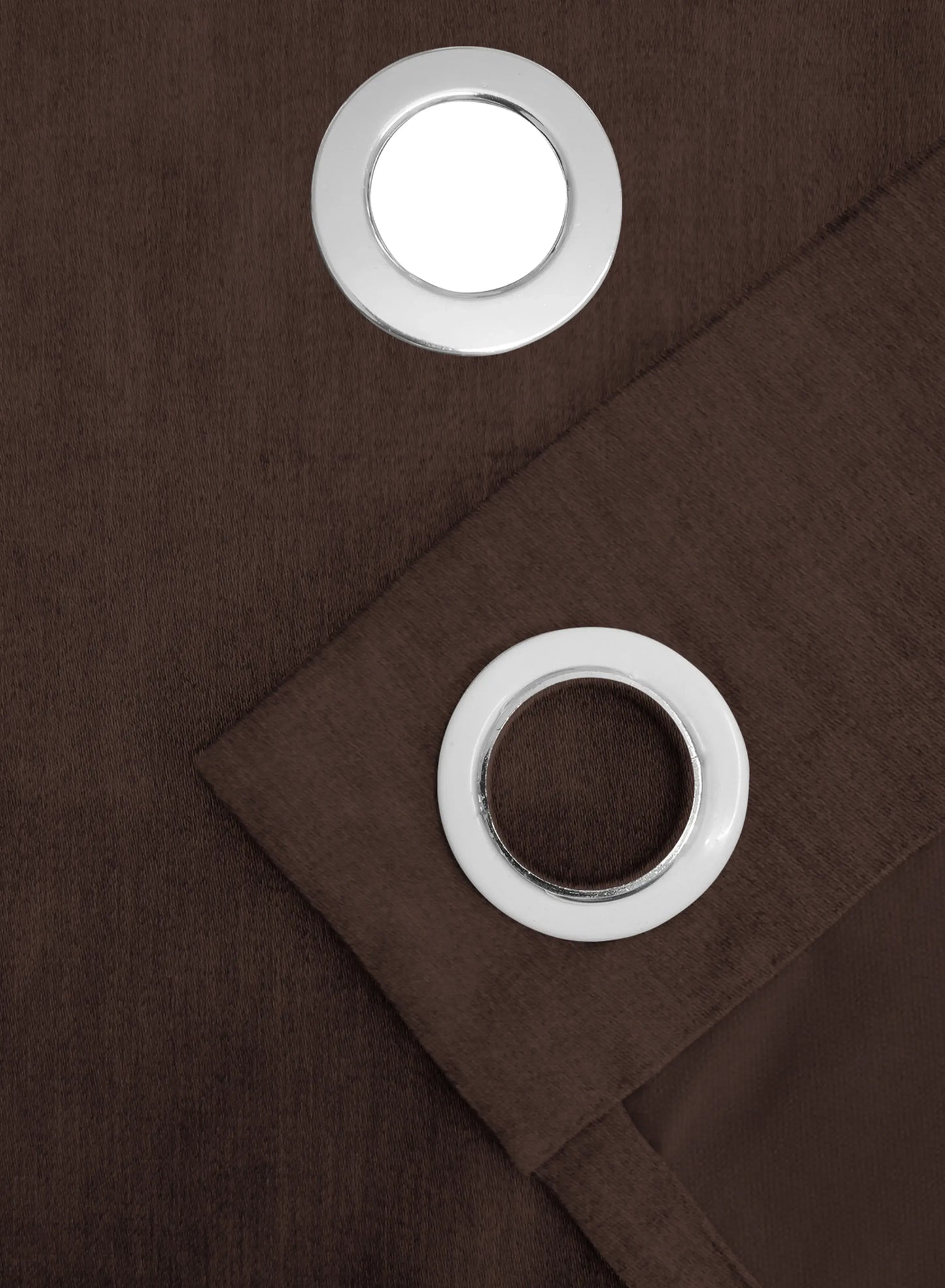 Arezzo Plain Blackout Curtains | Crater Brown | Set of 2