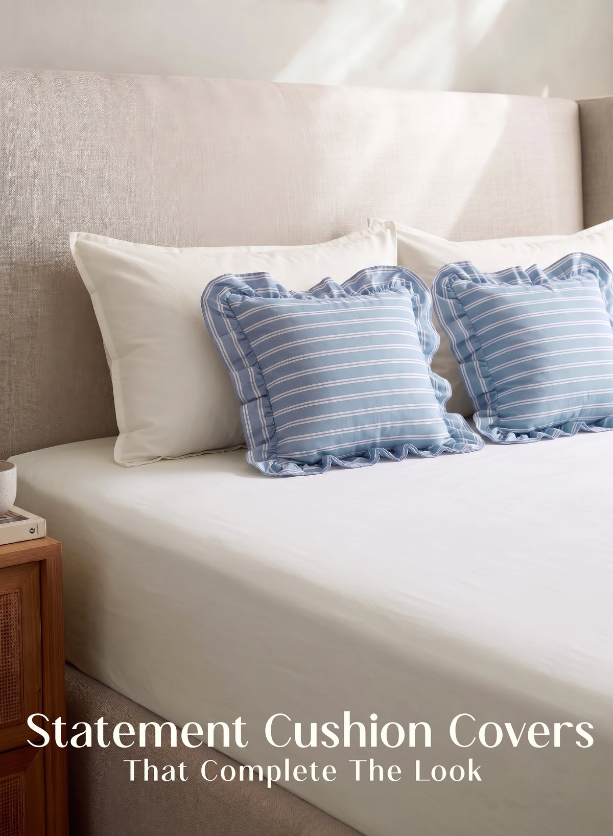 LuxeFit™ Fitted Bedsheet Set | Morning Glory - Coastal
