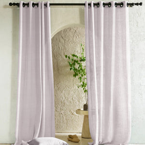 Amore Plain Sheer Curtains | Airy Elegance & Soft Light Filter | Off White | Set of 2 | Fully Customizable