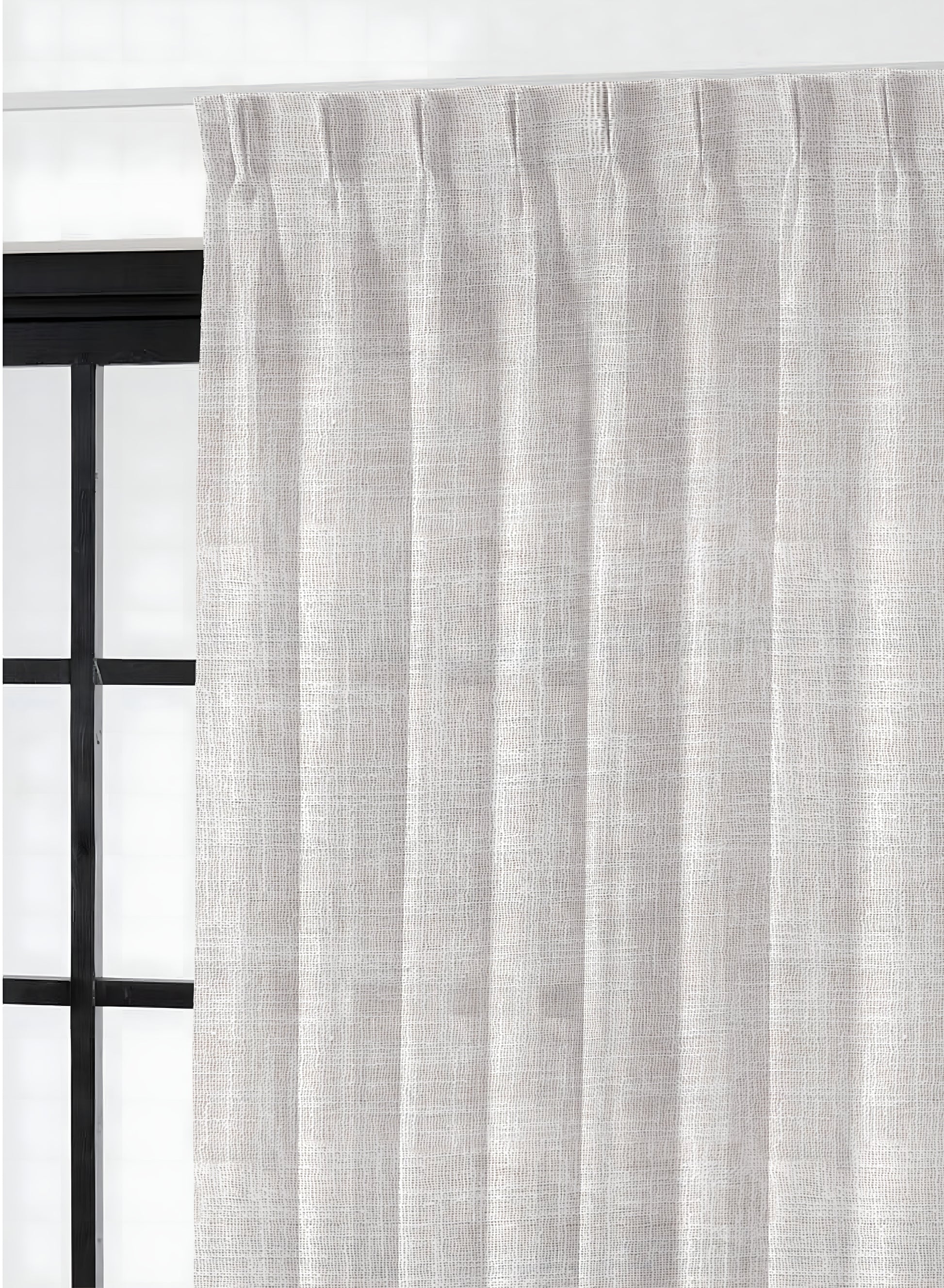 Amore Plain Sheer Curtains | Airy Elegance & Soft Light Filter | Off White | Set of 2 | Fully Customizable