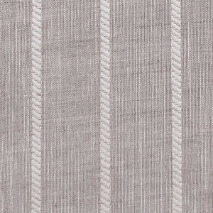 Evok Striped Sheer Curtains | Subtle Stripes & Soft Light Filter | Gray | Set of 2 | Fully Customizable