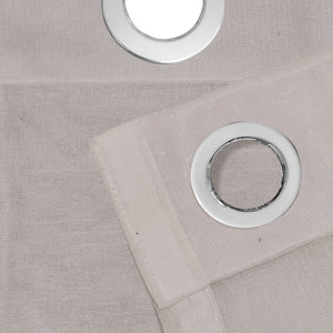 Casper Plain Sheer Curtains | Off White | Set of 2