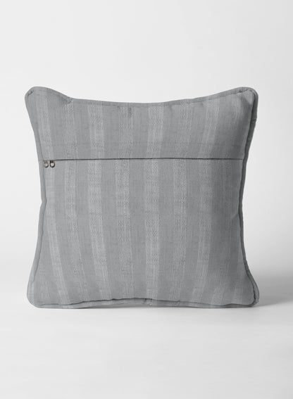 Lyon Cotton Cushion Cover | Soft Blue (Pattern 2)