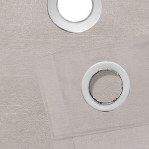 Casper Plain Room Darkening Curtains | Off White | Set of 2