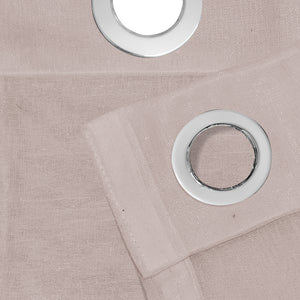 Casper Plain Sheer Curtains | Cashmere | Set of 2