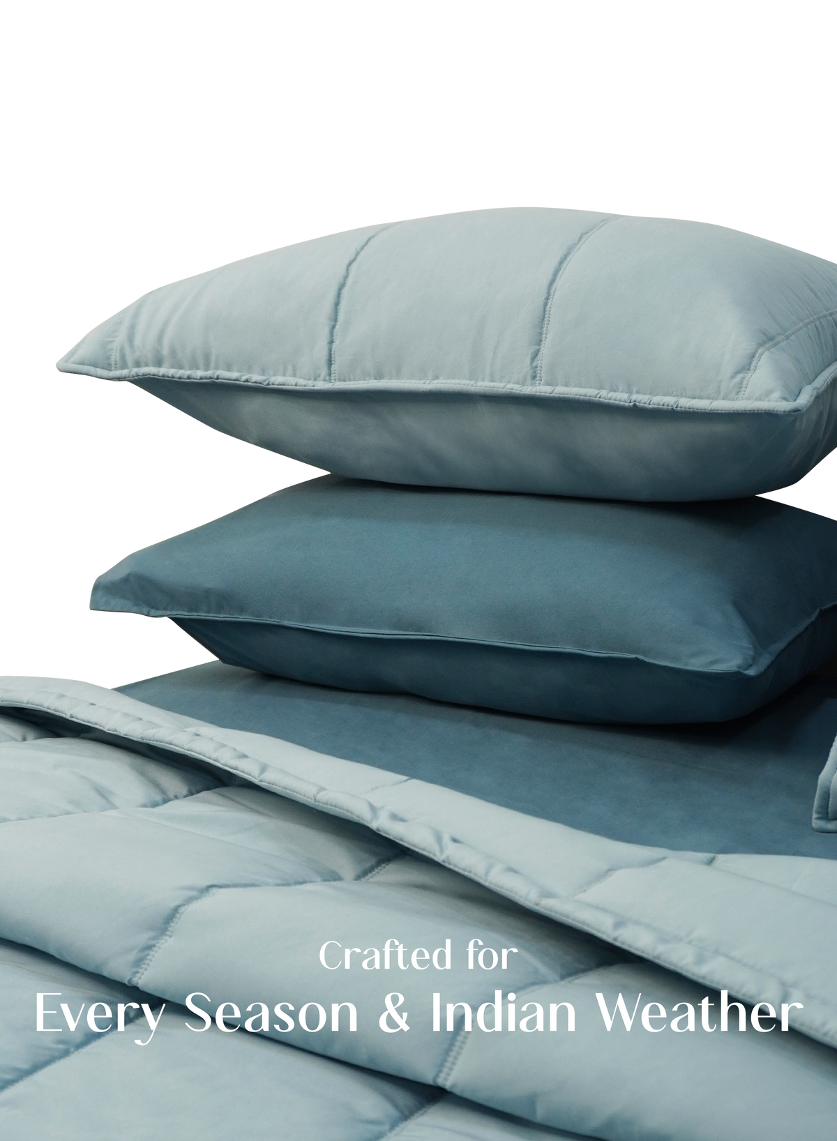 Cocoon 8-Piece Bedding Set | Blue Meadow