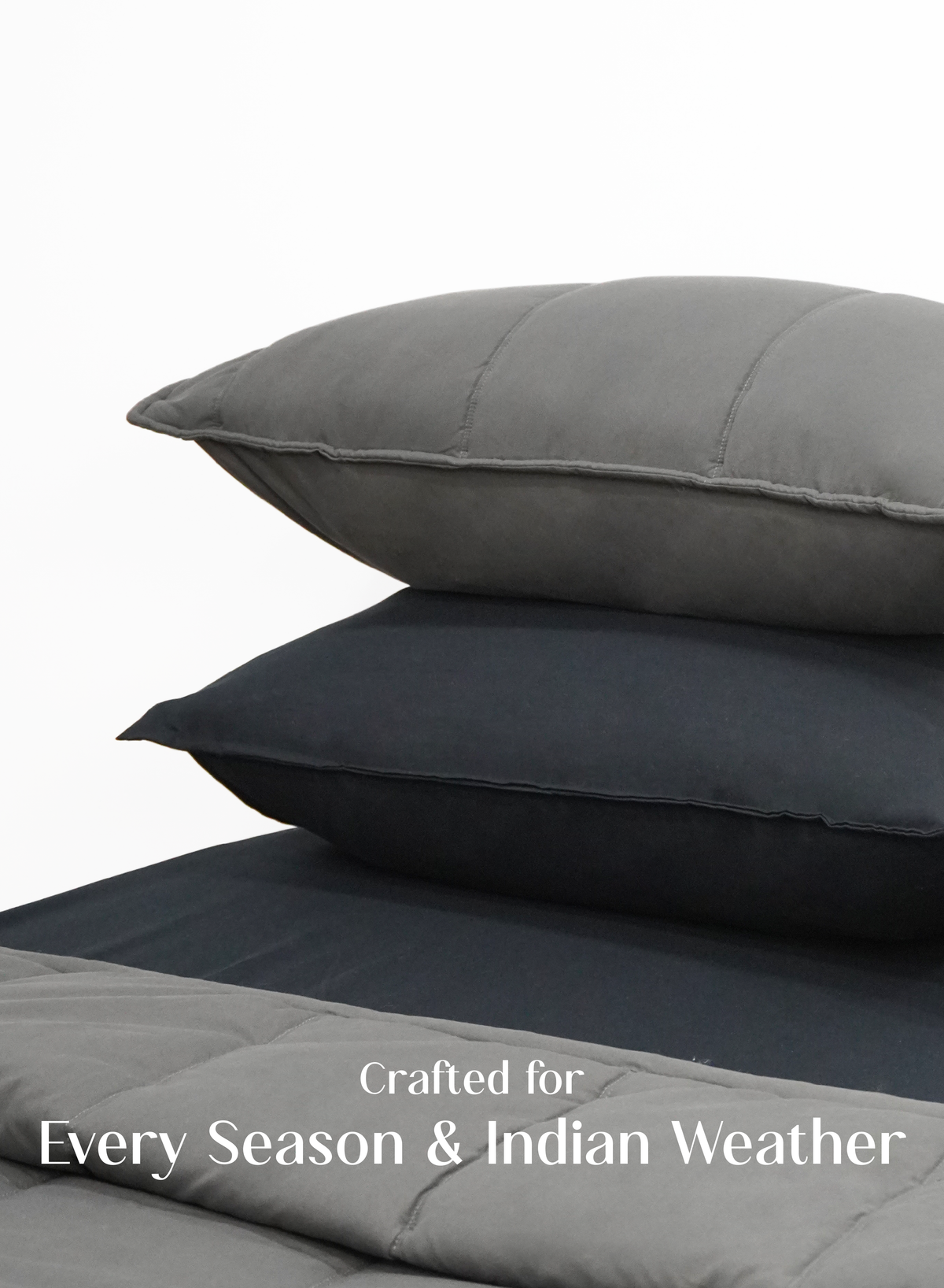 Cocoon 8-Piece Bedding Set | Moonstone Gray