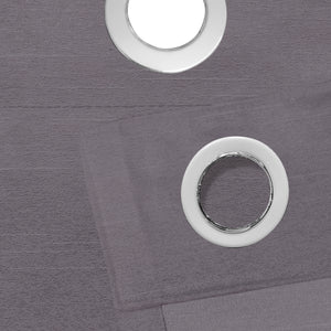 Casper Plain Room Darkening Curtains | Dark Gray | Set of 2